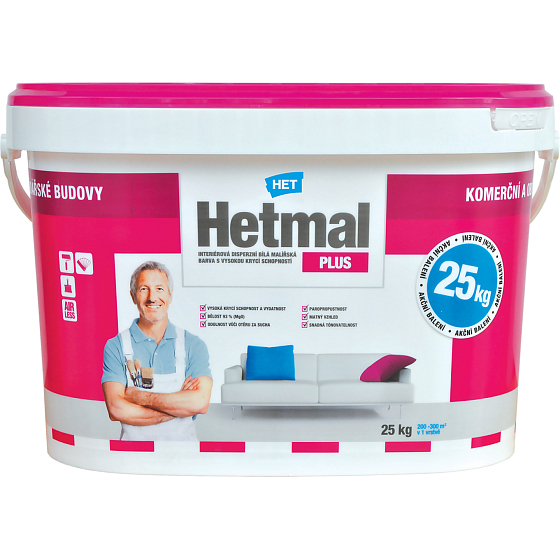 Het Hetmal Plus Paint, 25 kg