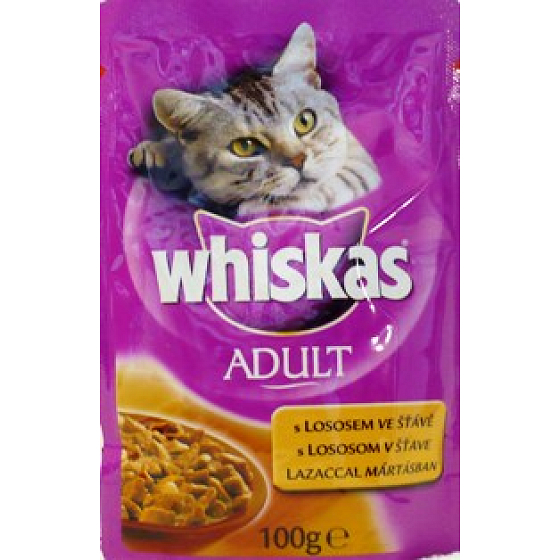 Whiskas Adult with salmon in juice 100 g