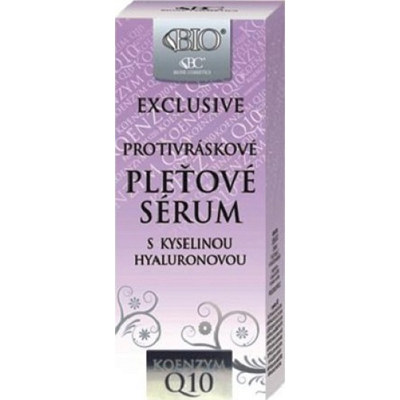 Bione Cosmetics Exclusive & Q10 with hyaluronic acid anti-wrinkle facial serum for combination to oily skin 40 ml