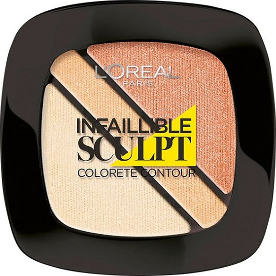 Loreal Paris Infallible Sculpt Blush Trio blush 102 Nude Beige 3.8 g