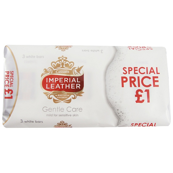 Cussons Imperial Leather Gentle Care solid toilet soap 3 x 100 g