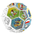 Monumi Folding soccer ball jigsaw puzzle for children 5+ height: 78.5 cm