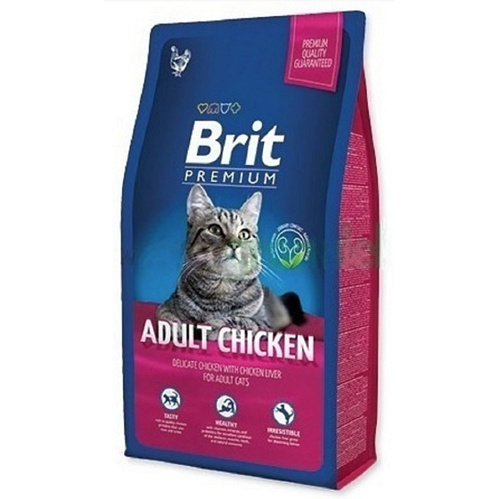 Brit Premium Adult chicken complete food for adult cats 1.5 kg