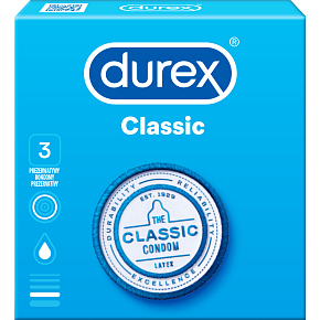 Durex Classic condoms, 3 pcs