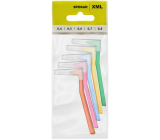 Spokar XML 0,4 - 0,8 mm interdental brushes set mix 5 pieces + cap 5 pieces