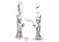 Sterling silver 925 USA - Statue of Liberty, travel bracelet pendant