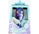 Disney Frozen comb + hair glitter strands 2 pieces + hair glitter, cosmetic set for children