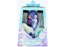 Disney Frozen comb + hair glitter strands 2 pieces + hair glitter, cosmetic set for children