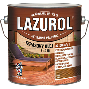 Lazurol S1080 terrace oil teak, 2.5 l Lazurol S1080 terrace oil teak, 2.5 l