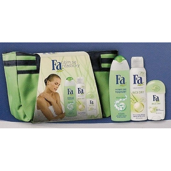 Fa Yoghurt Aloe Vera Shower Gel + Deodorant Spray + Anti-perspirant for Women, Cosmetic Set