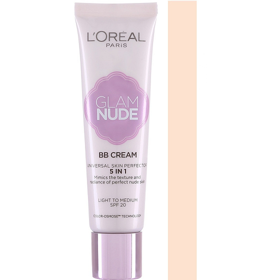 Loreal Glam Nude Magique 5in1 SPF20 BB Cream Light To Medium 30 ml
