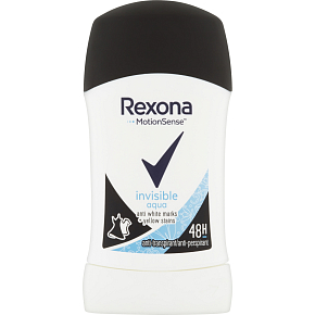 Rexona Solid Antiperspirant Invisible Aqua, 40 ml