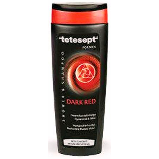 Tetesept Dark Red shower gel for men 250 ml