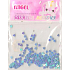Angel Nail decorations hearts light blue 1 pack