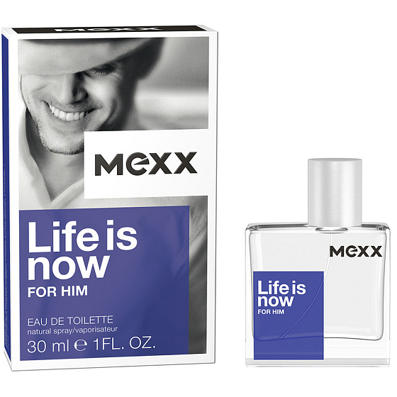 Mexx Life Is Now for Him Eau de Toilette 30 ml