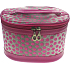 Cosmetic case polka dot pink 19 x 14.5 x 12 cm 70590