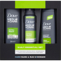 Dove Men + Care Extra Fresh shower gel 250 ml + antiperspirant spray 150 ml + 2in1 shampoo and conditioner 250 ml, cosmetic set for men