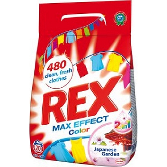 Rex Max Effect Color 2in1 Japanese Garden Color Washing Powder 20 doses of 1.4 kg