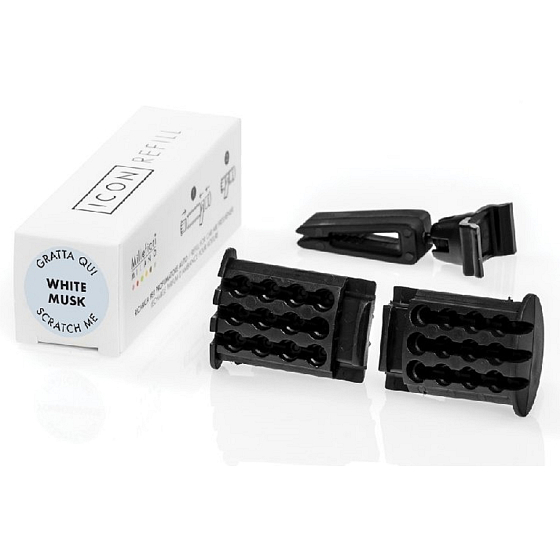 Millefiori Milano Icon White Musk - White musk car scent refill up to 2 months 13 g