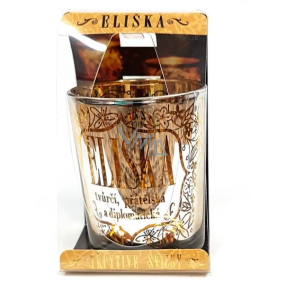 Albi Glittering glass candlestick for ELIŠKA tea candle, 7 cm