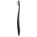The Natural Family Co. Soft Bio toothbrush Black and gray made of corn starch 2 pieces