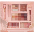 Sunkissed Golden Wonderland bronzer + blush + highlighter + eyeshadow + mascara + cosmetic brush 3 pieces, cosmetic set for women