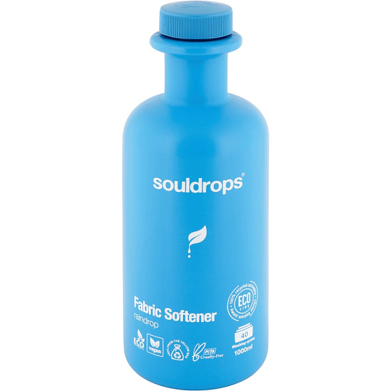 Souldrops Fabric Softener Raindrop fabric softener with the scent of summer rain 40 doses 1 l