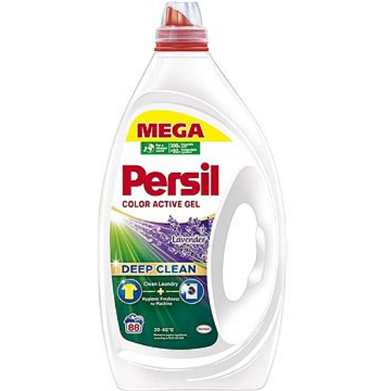 Persil Deep Clean Lavender Universal Liquid Laundry Gel for coloured clothes 88 doses 3.96 l