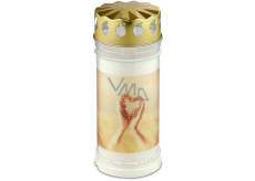 Bolsius Candle with lid Heart on palm 18,5 x 7,5 cm 120 hours 450 g