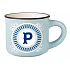 Albi Espresso cup - letter P 45 ml