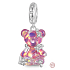 Charm Sterling Silver 925 Rainbow Bear Fantastic Dream, Animal Bracelet Pendant