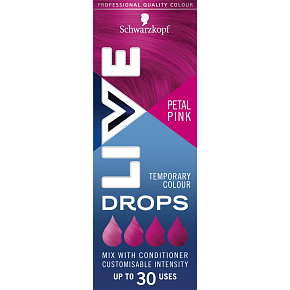 Schwarzkopf Live Drops Pink Flower Hair Dye Drops, 30 ml