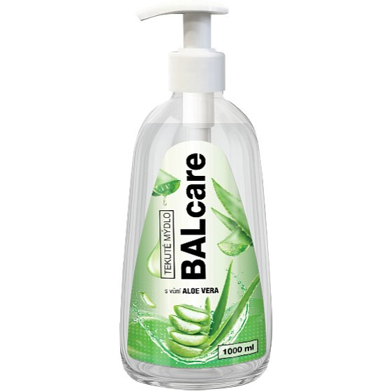 Balcare Aloe Vera Liquid Soap with Dispenser 1 L