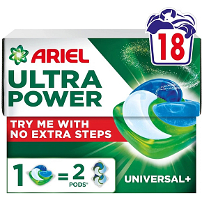 Ariel Ultra Power PODS Universal+ 18 pcs