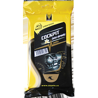 Coyote Cockpit Cleaning Wipes, Vanilla, 30 pcs