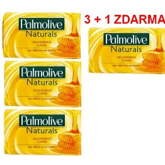Palmolive Naturals Milk & Honey solid toilet soap 3 + 1 piece 100 g