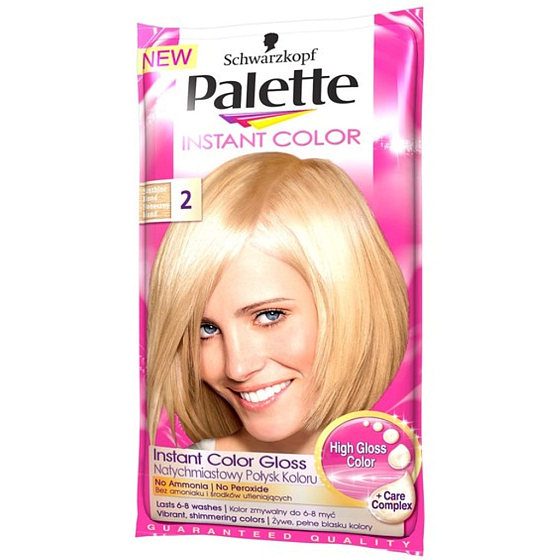 Schwarzkopf Palette Instant Color gradually washable hair color 2 Bright blonde 25 ml