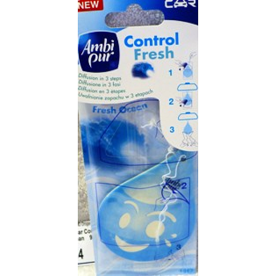 Ambi Pur Car Control Fresh Ocean hanging air freshener 1 piece