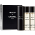 Chanel Bleu de Chanel eau de toilette set for men 3 x 20 ml