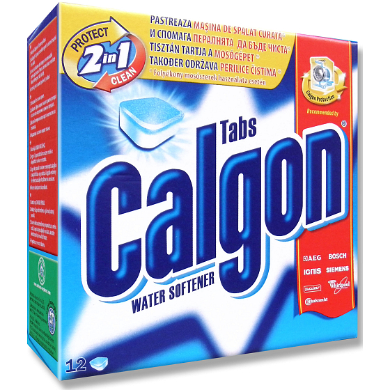 Calgon Protect 2in1 Clean Water Softener 12 Pieces