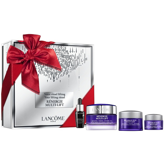Lancome Rénergie Multi-Lift day cream 50 ml + night cream 15 ml + eye cream 5 ml + serum 7 ml, cosmetic set