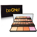 Be Chic! Travel Makeup Kit palette of 16 eye shadows and 4 blushes