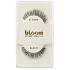 Bloom Natural adhesive eyelashes made from natural hair, curved black no. 747S 1 pair