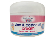Cotton Tree Baby Zinc & Castor Oil Cream zinc cream ointment for sores for children 200 g