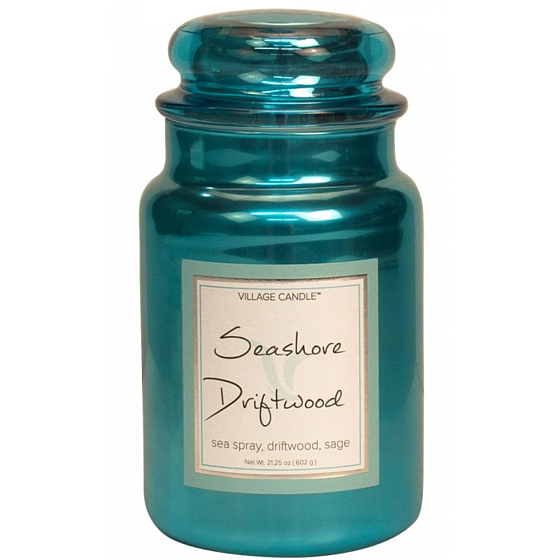Village Candle Seashore Driftwood scented candle in glass 2 wicks 602 g