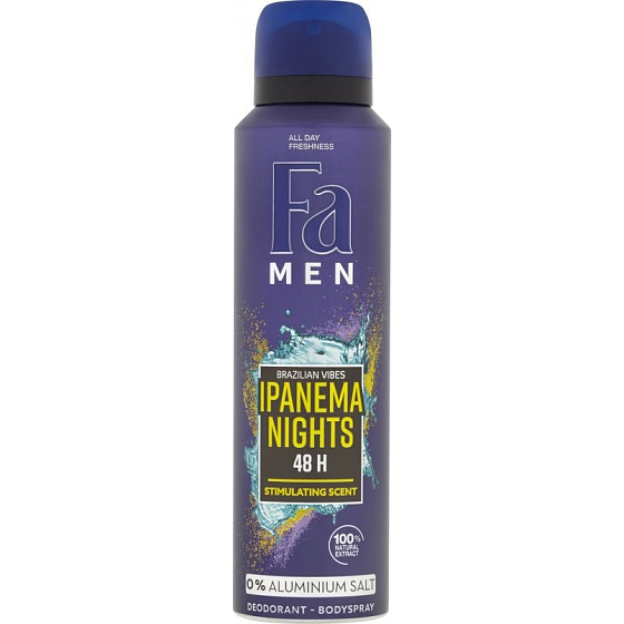 Fa Men Brazilian Vibes Ipanema Nights deodorant spray for men 150 ml