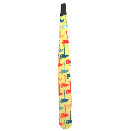 Slant Tweezer with Pictures 9.5 cm