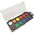 Koh-i-Noor School watercolor, black background 22.5 mm 12 colors