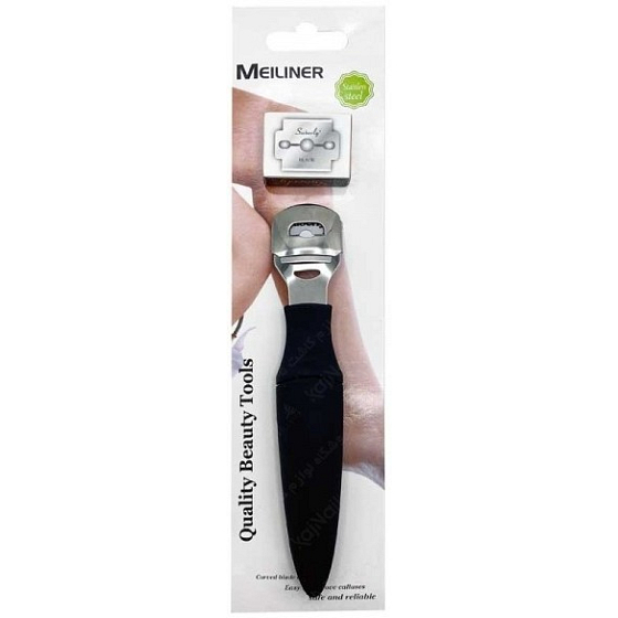 Heel trimmer 14.5 cm + razors 10 pieces 635