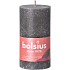 Bolsius Rustic candle dark gray cylinder 68 x 130 mm